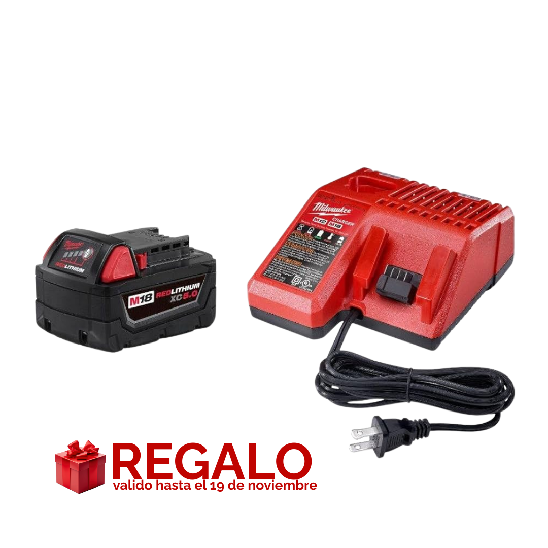 Router M18 FUEL™ 2.25 HP (1/2″) + Kit de Batería XC 5.0 GRATIS