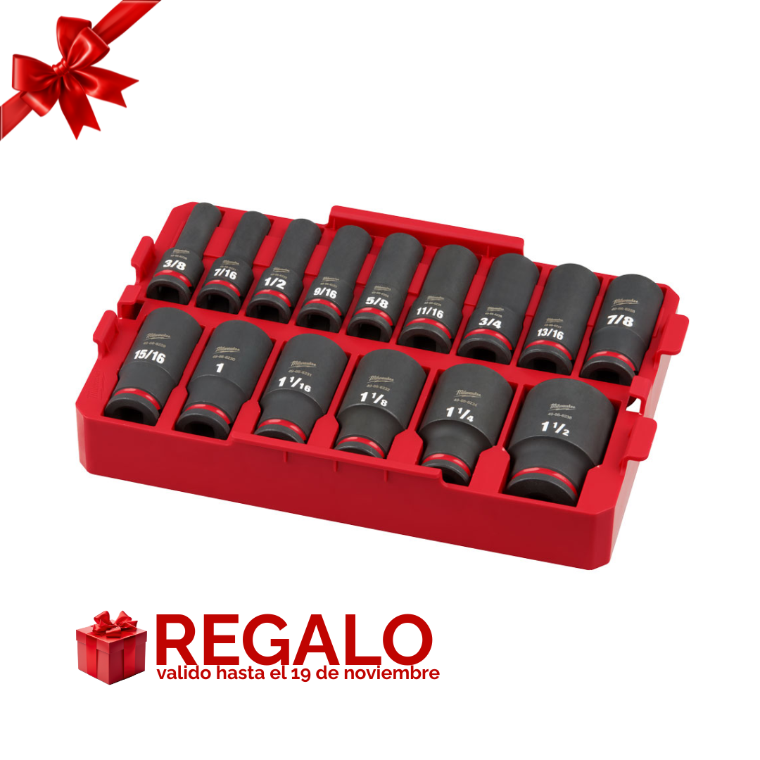 Kit Llave de Impacto M18 FUEL™ + un Juego de Dados de Alto Impacto de REGALO