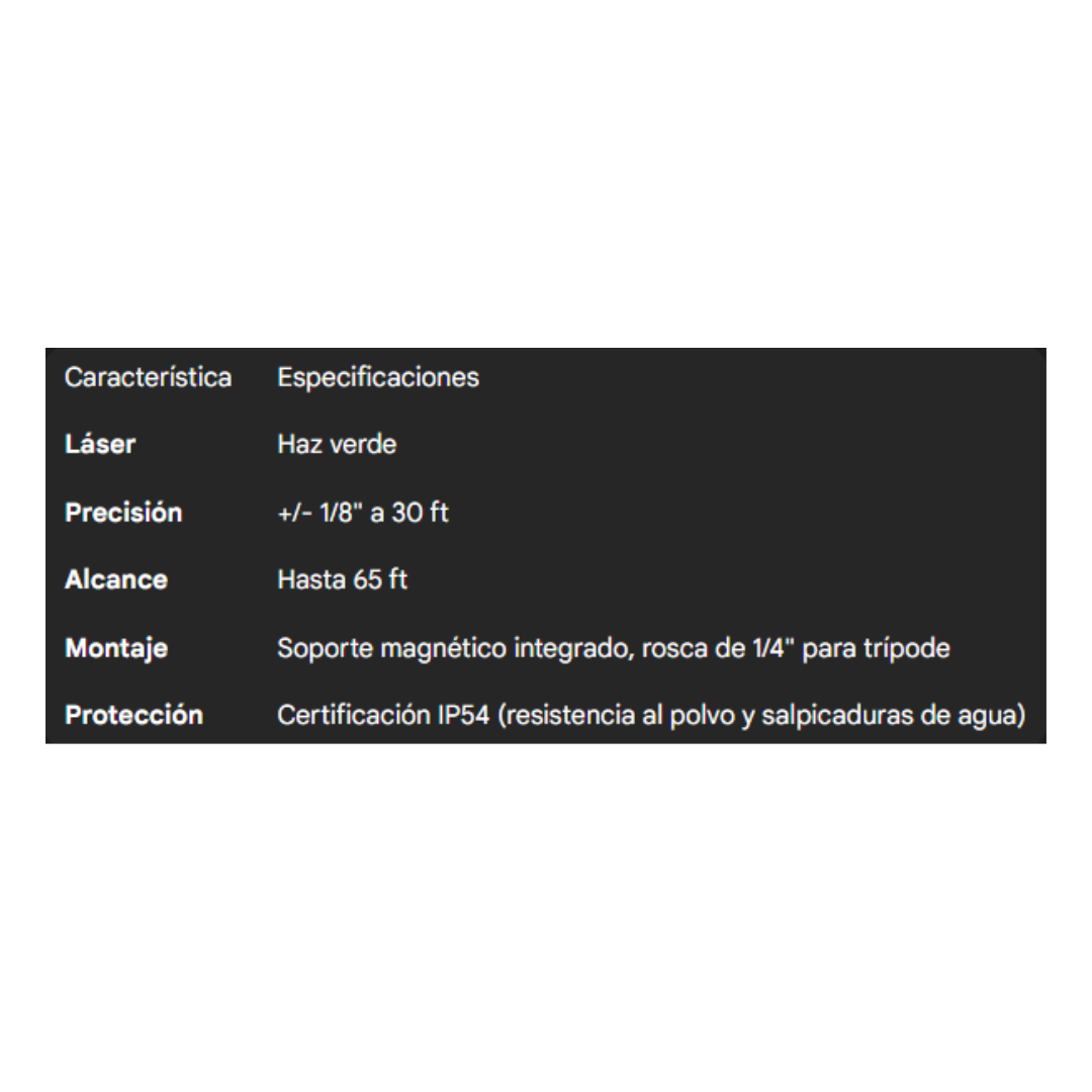 LASER DW088CG DE CRUZ (LUZ VERDE) DEWALT