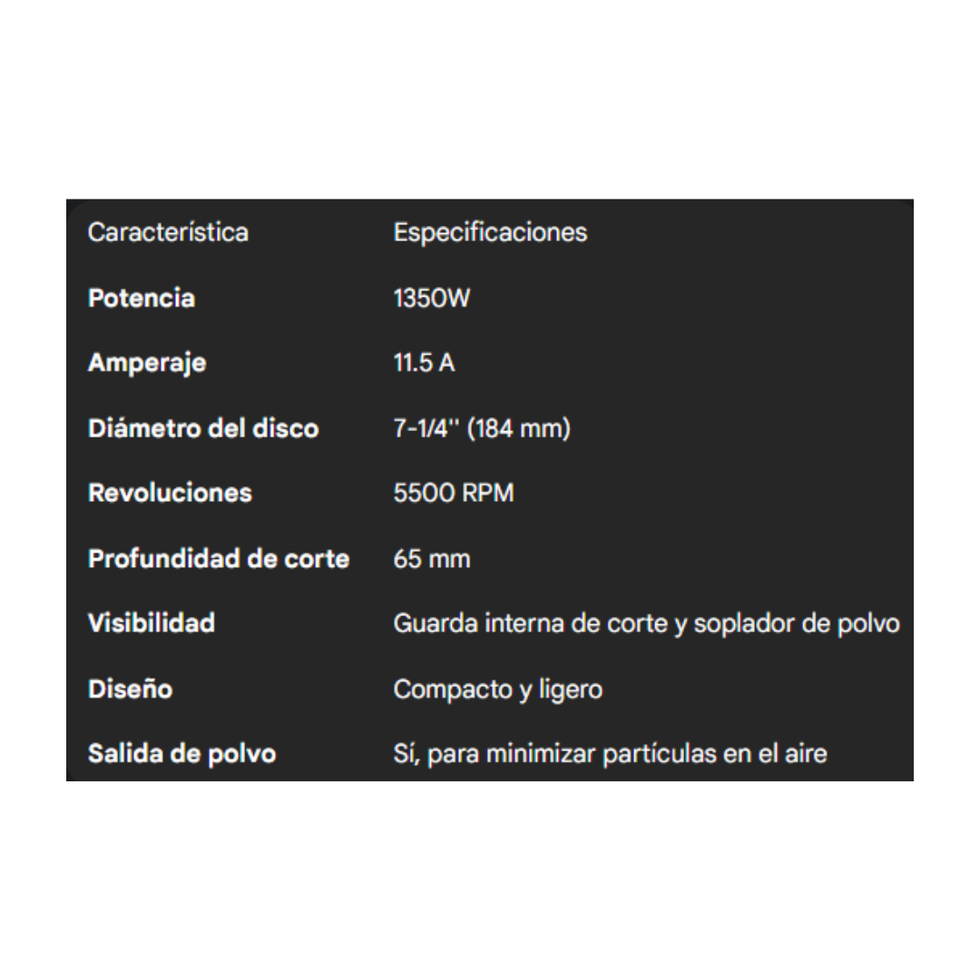 SIERRA CIRCULAR DEWALT DWE560