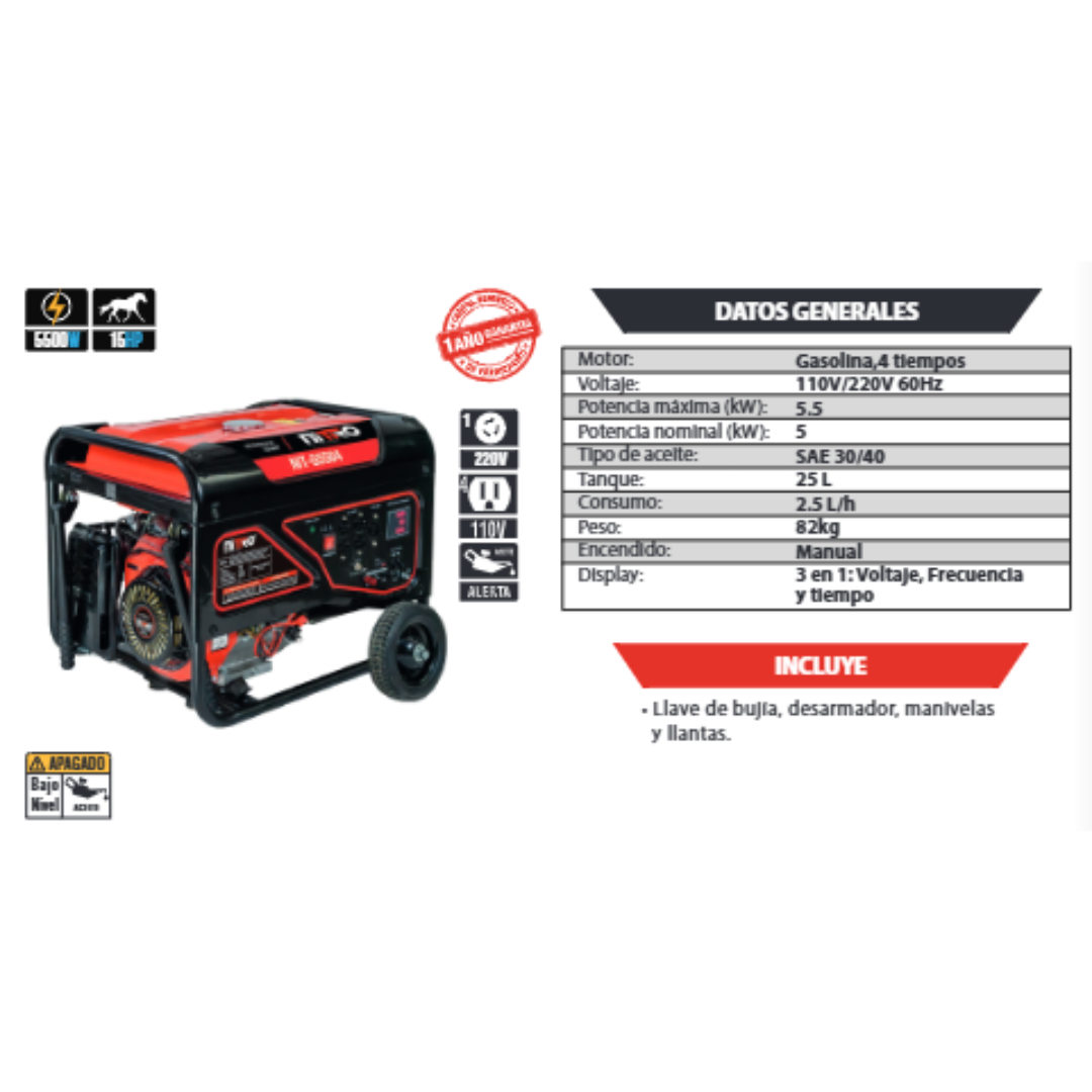 Generador Nitro NIT-G5504 (5500W)