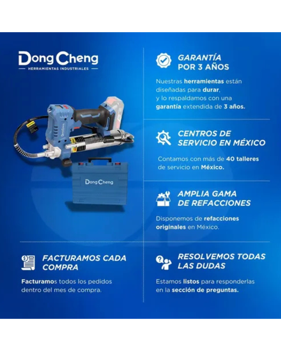 ENGRASADORA INALAMBRICA SIN CARBONES 20V 2.0Ah 10000PSI
