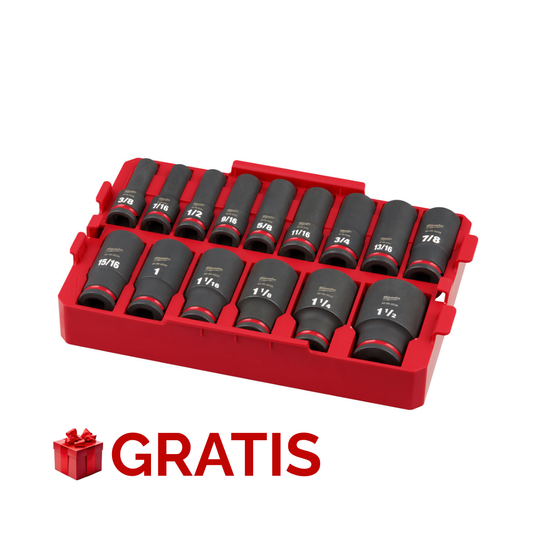 Kit Llave de Impacto M18 FUEL™ + un Juego de Dados de Alto Impacto de REGALO