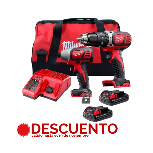COMBO M18 DE 2 HERRAMIENTAS INALAMBRICAS CON BATERIA DE IONES DE LITIO 2697-22CT