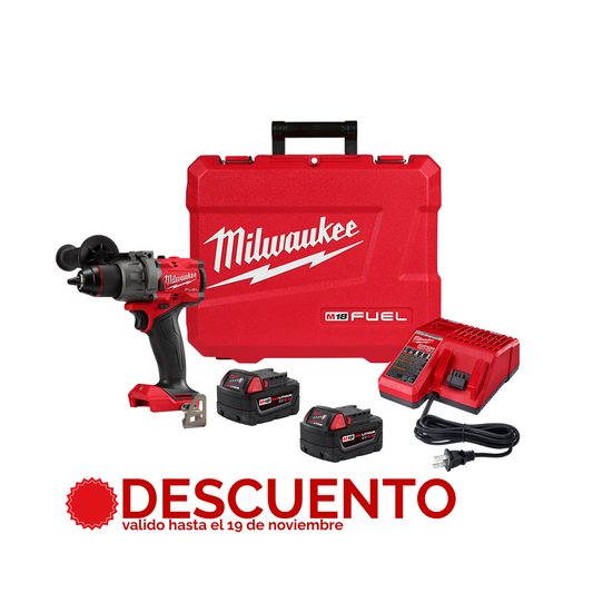 KIT TALADRO PERCUTOR M18 FUEL 1/2 2904-22