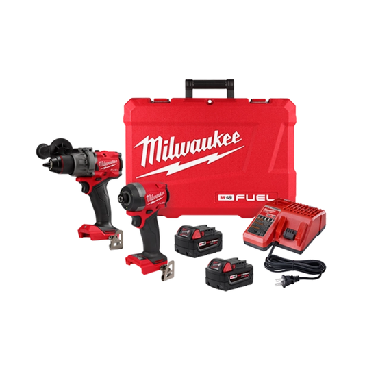 COMBO TALADRO 1/2 Y DESTORNILLADOR DE IMPACTO HEXAGONAL 1/4 M18 FUEL MILWAUKEE 3697-22