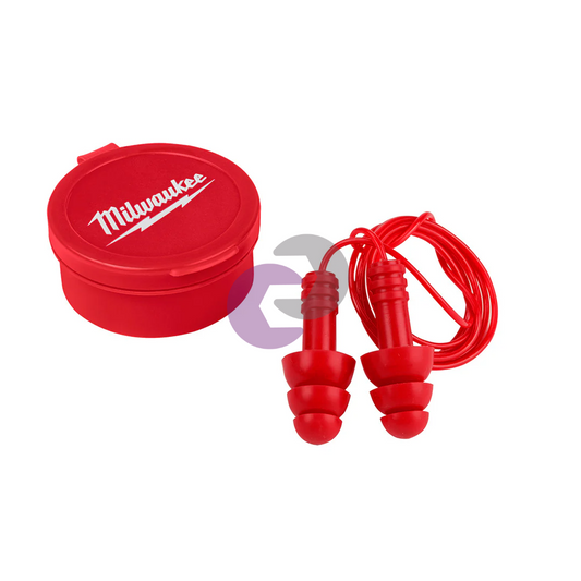 TAPONES AUDITIVOS PARA REDUCCIÓN DE RUIDO CON CABLE - 3 PARES MILWAUKEE