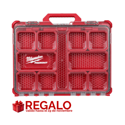 CAJA DE HERRAMIENTAS CON 3 CAJONES PACKOUT 48-22-8443 + SLIM PACKOUT GRANDE 48-22-8431 DE REGALO