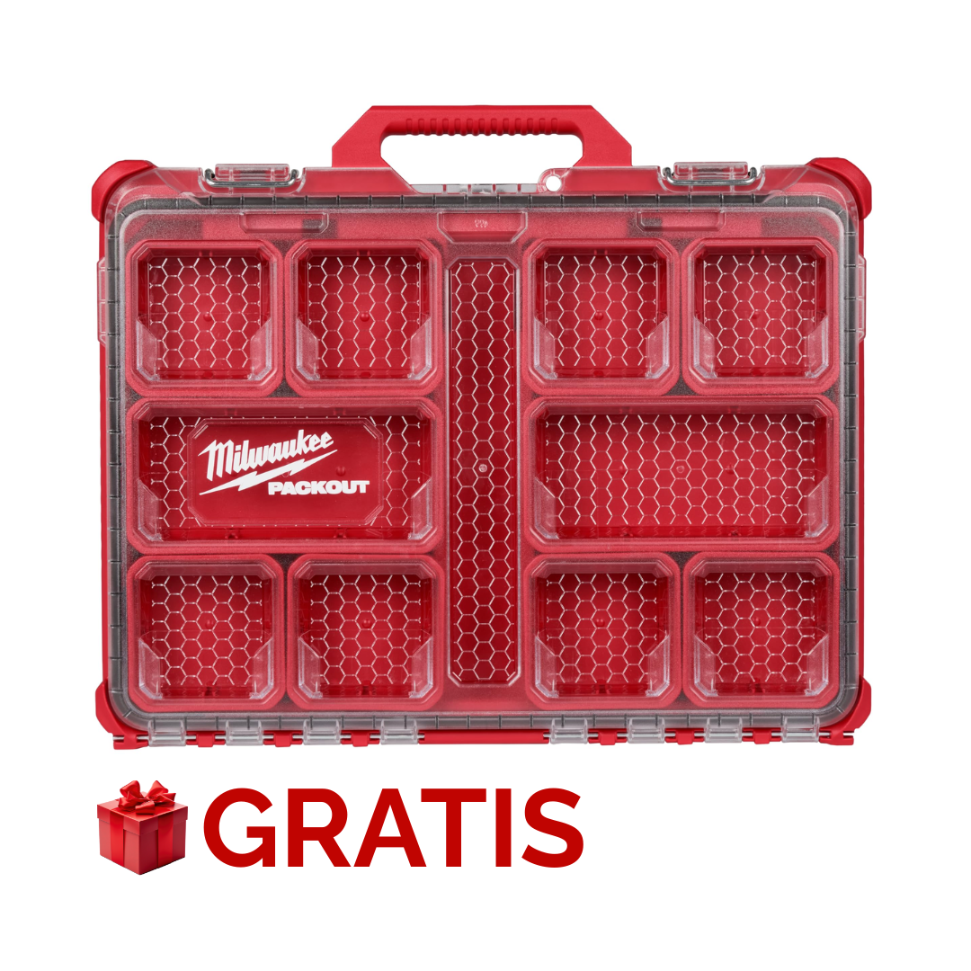 CAJA DE HERRAMIENTAS CON RUEDAS PACKOUT 48-22-8428 + SLIM PACKOUT GRANDE 48-22-8431 DE REGALO