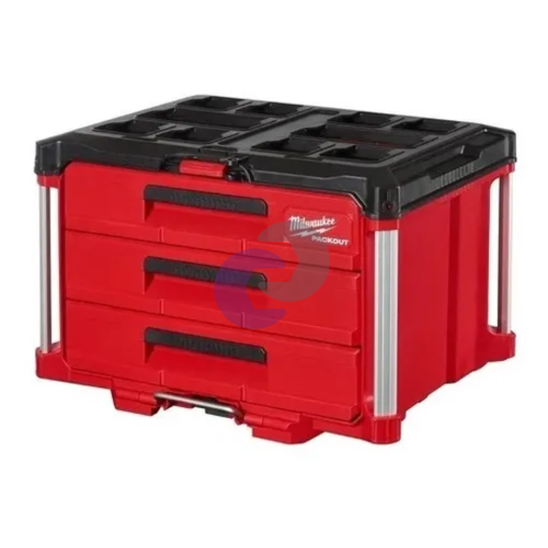 CAJA DE HERRAMIENTAS CON 3 CAJONES PACKOUT 48-22-8443 + SLIM PACKOUT GRANDE 48-22-8431 DE REGALO