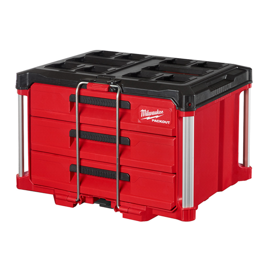 CAJA DE HERRAMIENTAS CON 3 CAJONES PACKOUT 48-22-8443 + SLIM PACKOUT GRANDE 48-22-8431 DE REGALO