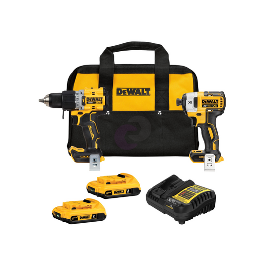 COMBO DCK2490D2 ROTOMARTILLO+ATORNILLADOR DEWALT
