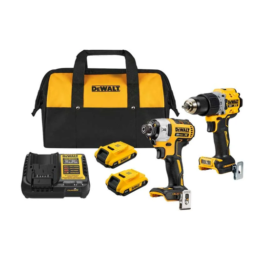 COMBO DCK2490D2 ROTOMARTILLO+ATORNILLADOR DEWALT