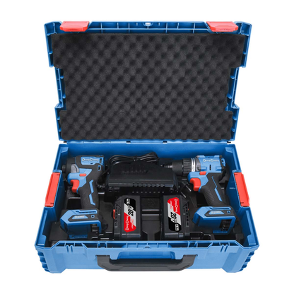 KIT TALADRO + ATORNILLADOR INALAMBRICO SIN CARBONES 20V MAX/4.0Ahx2 (DCPL208 + DCJZ2060i)