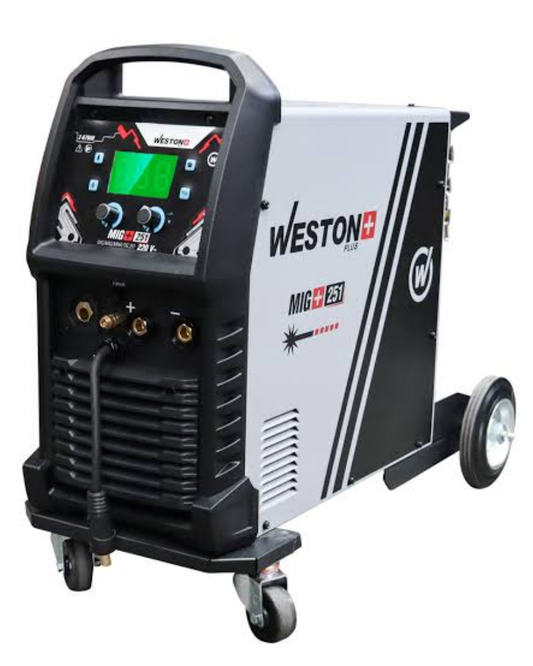 INVERSOR MIG/MAG/MMA/TIG 251 AMP 220V 1 FASE P/15KG PLUS
