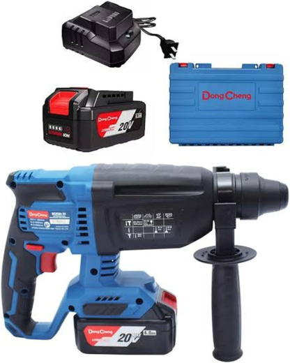 ROTOMARTILLO SDS PLUS INALAMBRICO SIN CARBONES 20V MAX/4.0Ahx2 1000 RPM 4500 IPM
