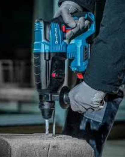 ROTOMARTILLO SDS PLUS INALAMBRICO SIN CARBONES 20V MAX/4.0Ahx2 1000 RPM 4500 IPM