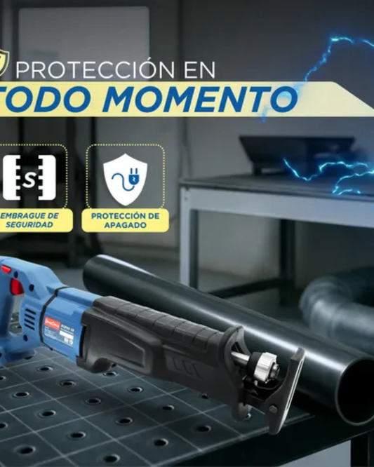 SIERRA SABLE INALAMBRICA SIN CARBONES 20V 500W C/2 BATERÍAS 5.0AH