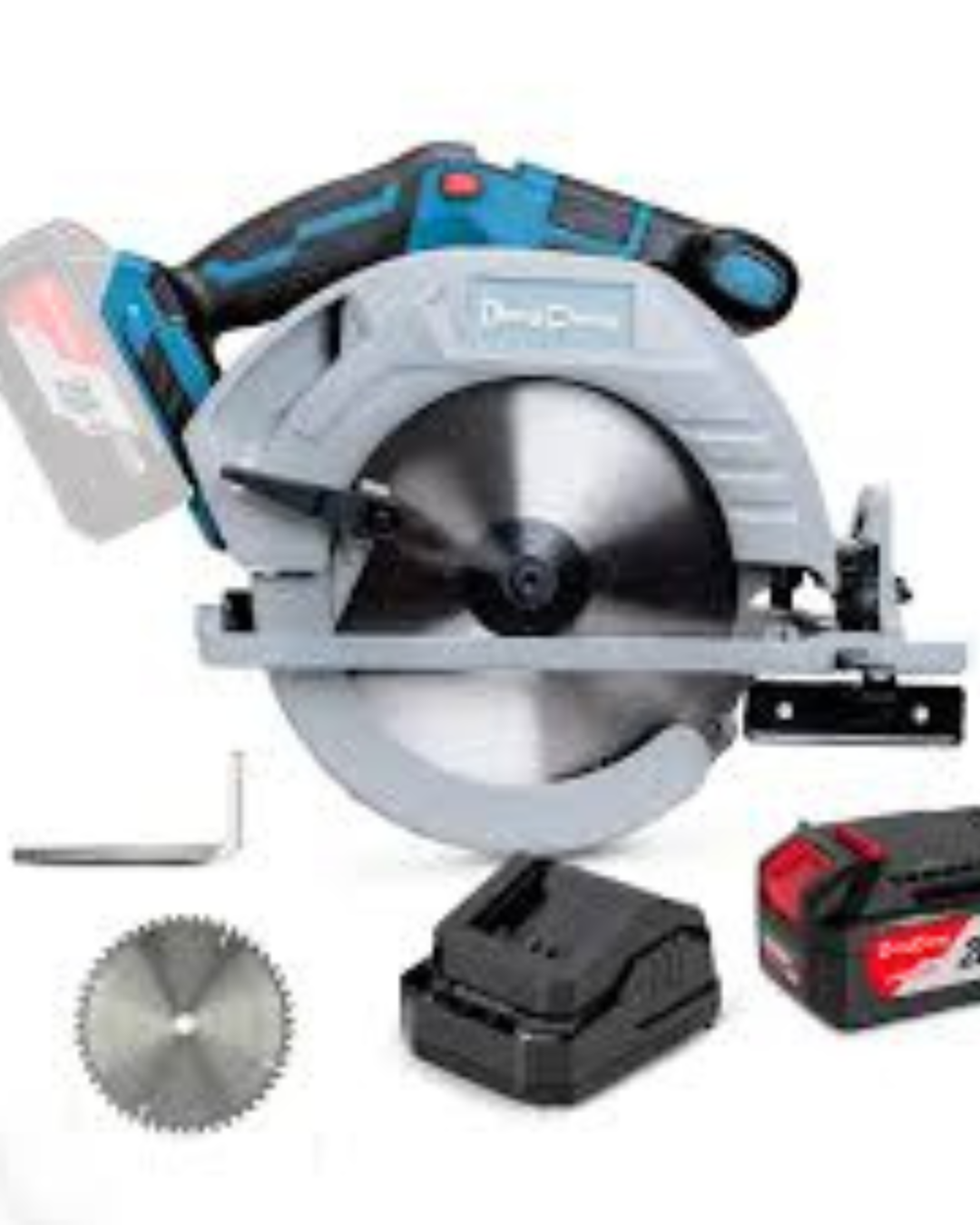 SIERRA CIRCULAR INALAMBRICA SIN CARBONES 20V MAX/4.0Ahx1 7' x 3/4" 5000 RPM